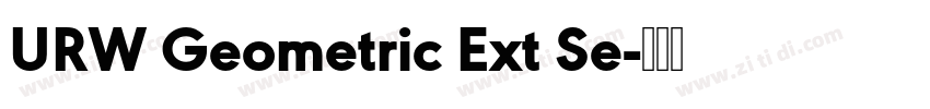 URW Geometric Ext Se字体转换